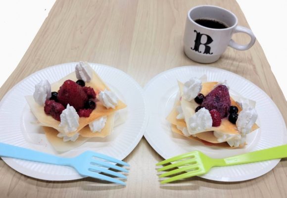 いちごのミルフィーユを作りました🍓（長丘）