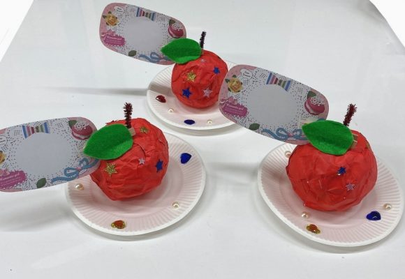 🍎リンゴのメモスタンドを作りました🍎（長丘）