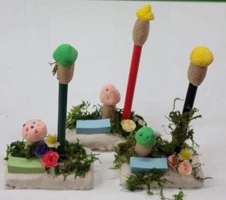 🍄きのこのメモスタンド作りました🍄（長丘）