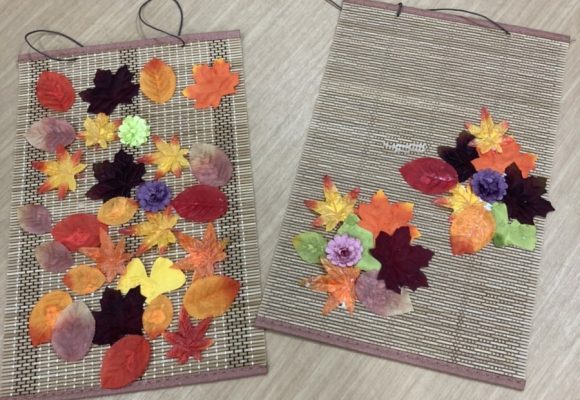 🍁掛け軸を作りました🍁（老司）