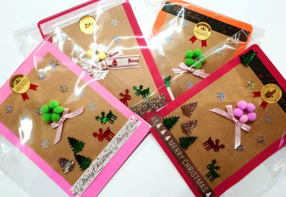 🖼クリスマスカードで感謝の気持ちをお伝えました💗