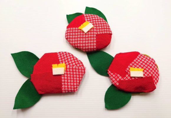 【長丘店✿】椿のマグネット作り