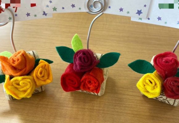 【那珂店🌹】活動報告（コルククリップ作り）