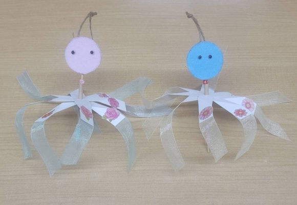 【長丘店】活動報告☂てるてるぼうず作り