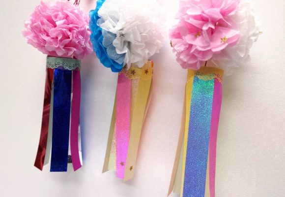 【長丘店】吹き流しの制作