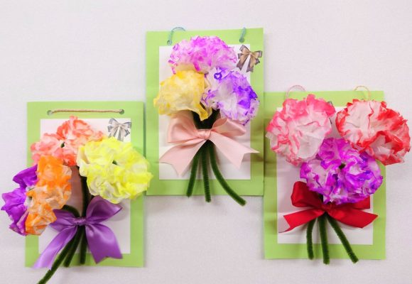 【長丘】カーネーション製作🌼