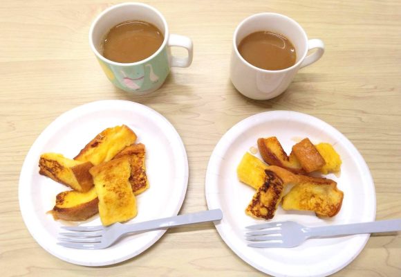 【長丘】クッキング_フレンチトースト🍽️